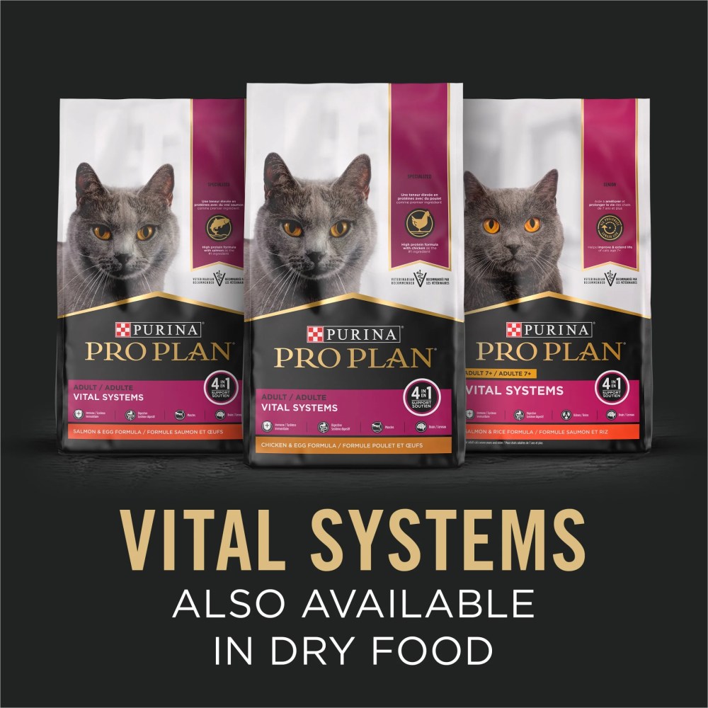 Purina Pro Plan Vital Systems, Seafood Entree, Wet Cat Food, 3 oz Cans, 24 Pack - Image 5