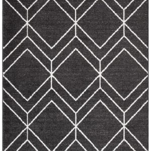 SAFAVIEH Adirondack Caitriona Geometric Squares Area Rug, Brown/Ivory, 5'1" x 7'6"