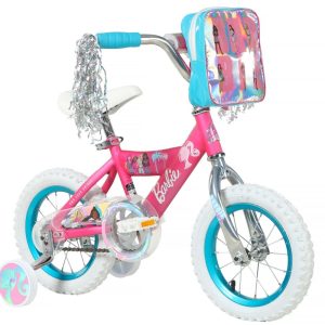 12" Dynacraft Barbie Girls BMX Bike,  Kids Age 3-5 Years