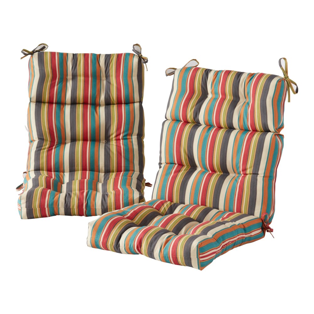 Sunbeam 44 x 22 in. Outdoor High Back Chair Cushion (2-Pack) by Greendale Home Fashions - Image 75