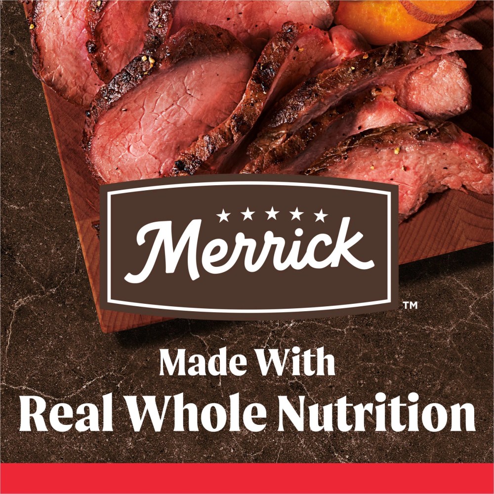 Merrick Real Bison Beef & Sweet Potato Dry Dog Food, Grain Free, 22 lb Bag - Image 9
