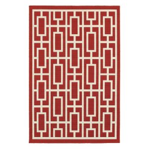 Avalon Home Mackay Geometric Tile Indoor/Outdoor Area Rug