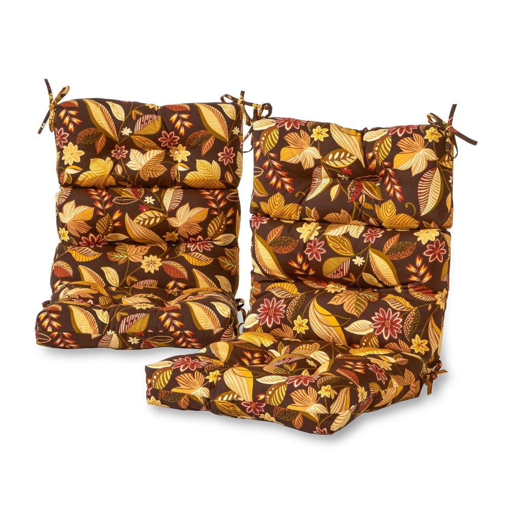 Sunbeam 44 x 22 in. Outdoor High Back Chair Cushion (2-Pack) by Greendale Home Fashions - Image 77
