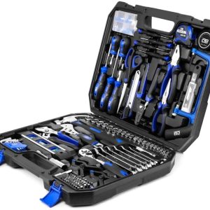 249-Piece Household Tool Kit,PROSTORMER General Home/Auto Repair Tool Set with Hammer,Pliers,Screwdriver Set,Wrench Socket Kit and Toolbox Storage Case - Perfect for Homeowner,Diyer,Handyman
