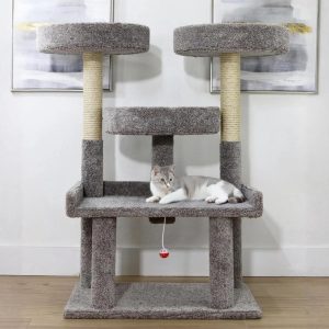 Prestige Cat Trees 46-in XXL Heavy Duty Tree,  Gray