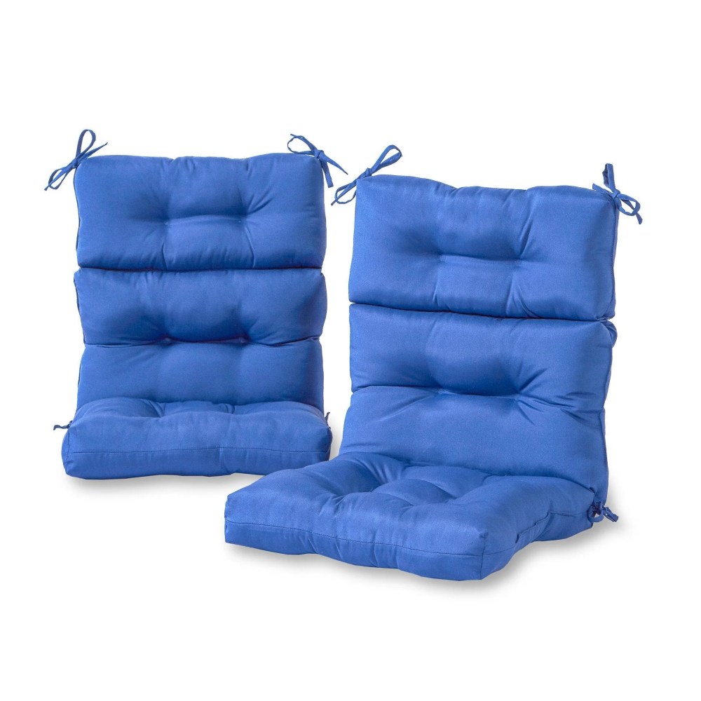 Sunbeam 44 x 22 in. Outdoor High Back Chair Cushion (2-Pack) by Greendale Home Fashions - Image 12