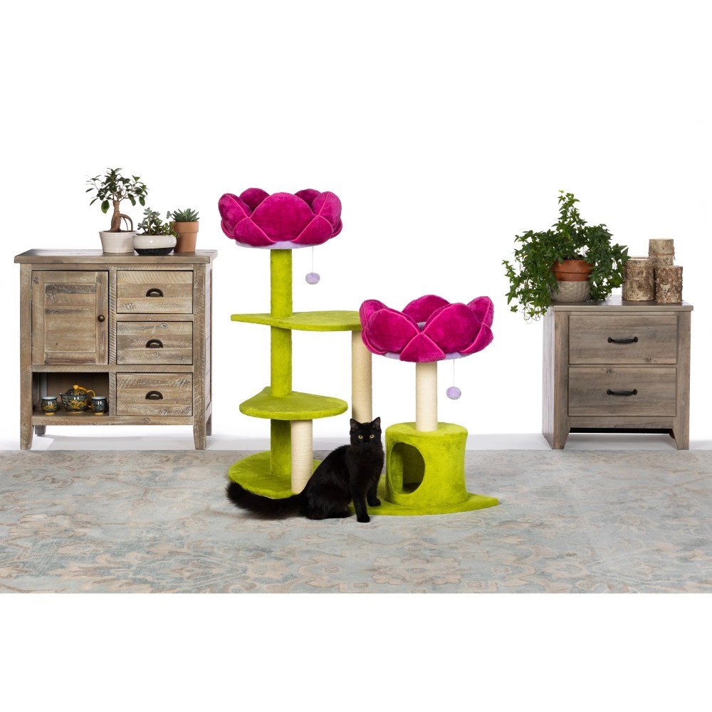 Prevue Pet Products Kitty Power Flower Garden Cat Tree Tower - Image 14