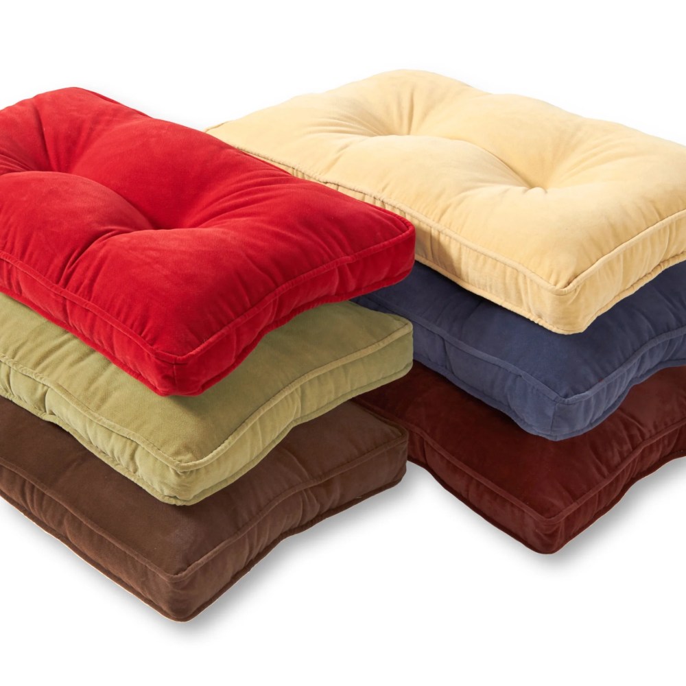 Hyatt 4-Piece Solid Buttercream Microfiber Kitchen Nook Cushion Set by Greendale Home Fashions - Image 3