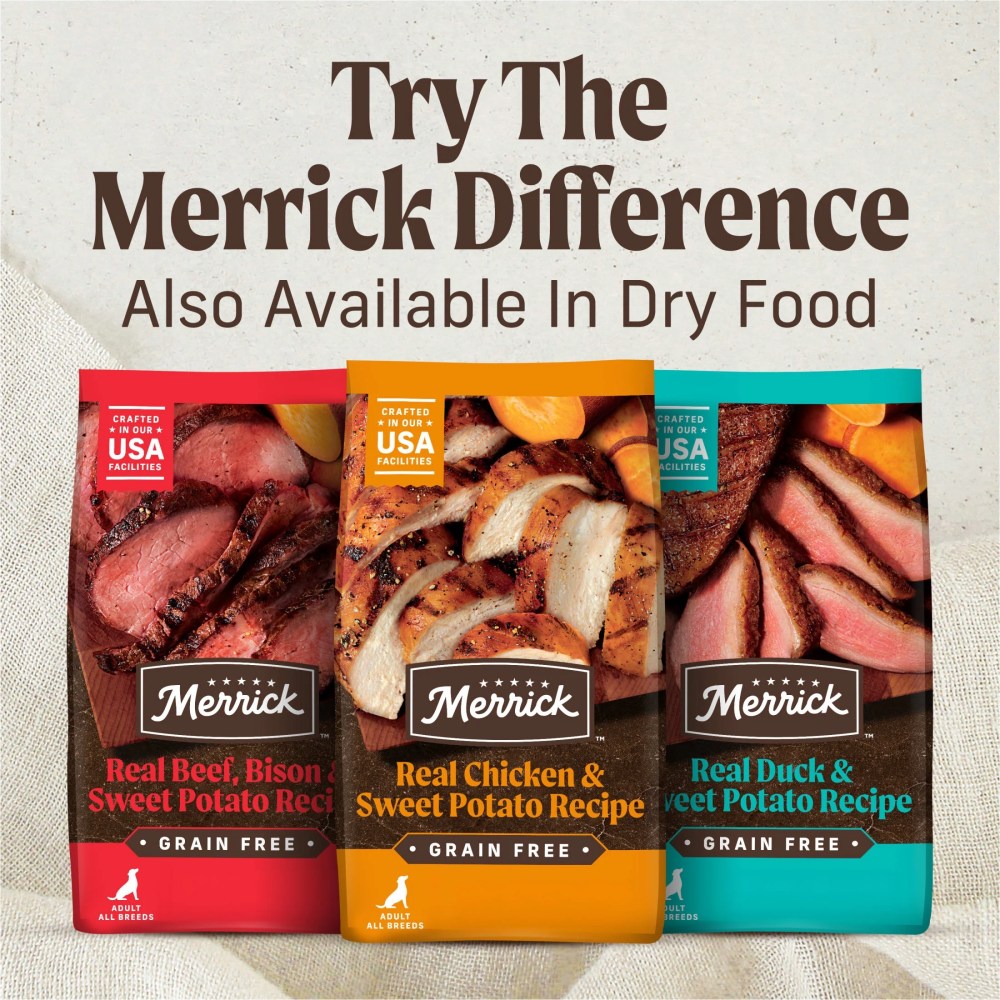 Merrick Chunky Wet Dog Food Grain Free Pot Roast Beef & Veggies in Gravy, 12.7 oz Cans (12 Pack) - Image 12