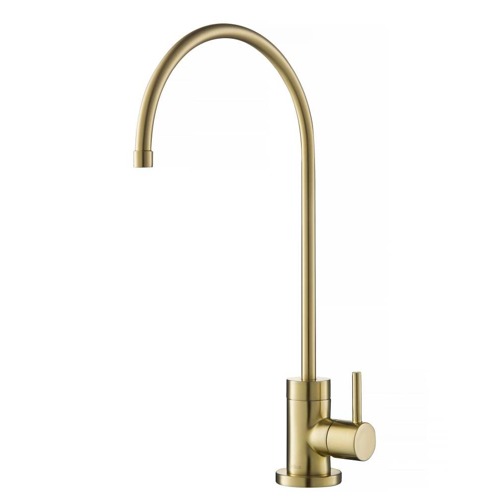Purita 100 Lead-Free Kitchen Water Filter Faucet in Spot Free Antique Champagne Bronze