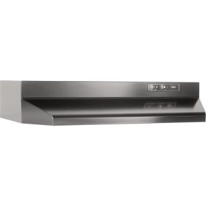 24" Convertible Range Hood,160 CFM - Black