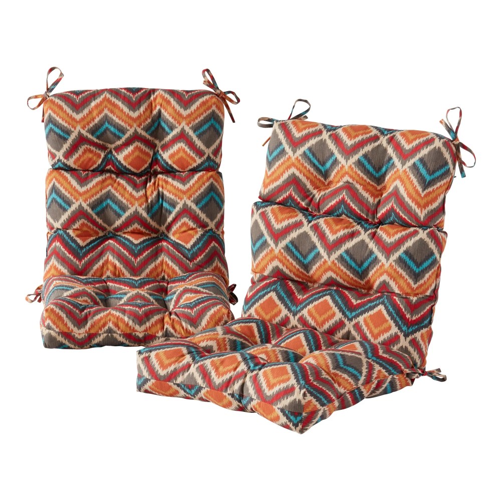 Sunbeam 44 x 22 in. Outdoor High Back Chair Cushion (2-Pack) by Greendale Home Fashions - Image 83