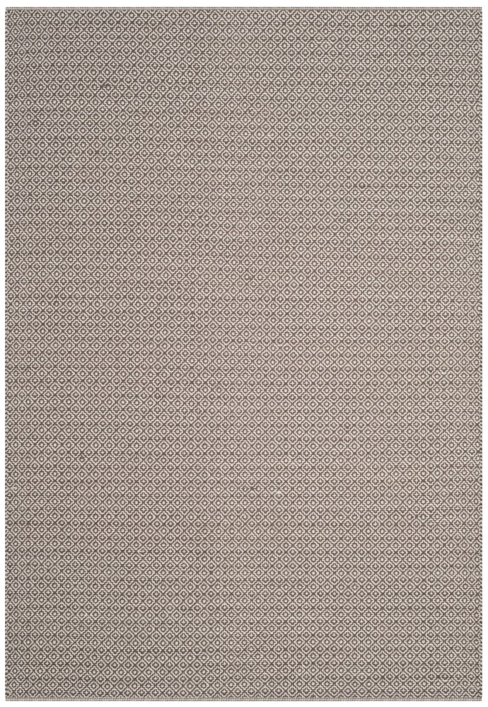 SAFAVIEH Montauk Audra Geometric Cotton Area Rug, Ivory/Grey, 5" x 7" - Image 6