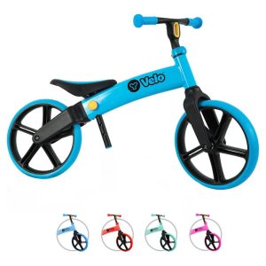 Yvolution Y Velo Balance Bike 12" No-Pedal Ages 3, 4, 5 Years (Blue) Unisex