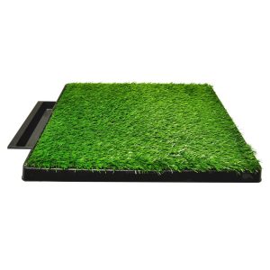 Downtown Pet Supply Grass Pad for Dogs,  System w/ Drawer,  20 x 25" Dog Pads
