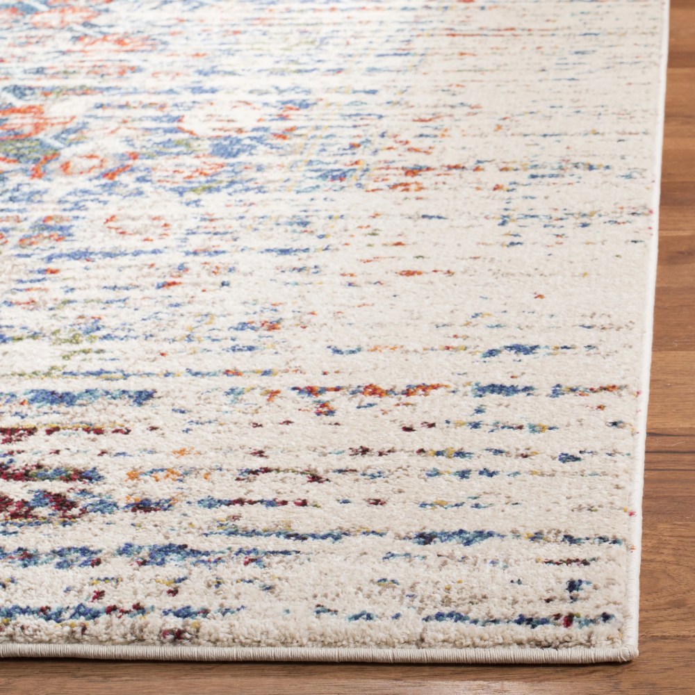 SAFAVIEH Monaco Annabelle Vintage Area Rug, Ivory/Blue, 5'1" x 7'7" - Image 2