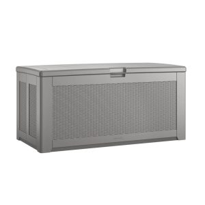 Rubbermaid Deck Box,Extra Large,134 Gallon,Light Grey
