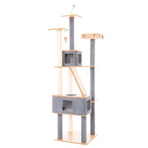 Ascentials by FurHaven Cat Royal Suite Tower (68"),  Multi-Level Indoor Cat Tree