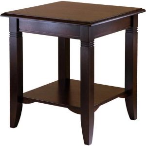 Winsome Nolan End Table,Cappuccino Finish