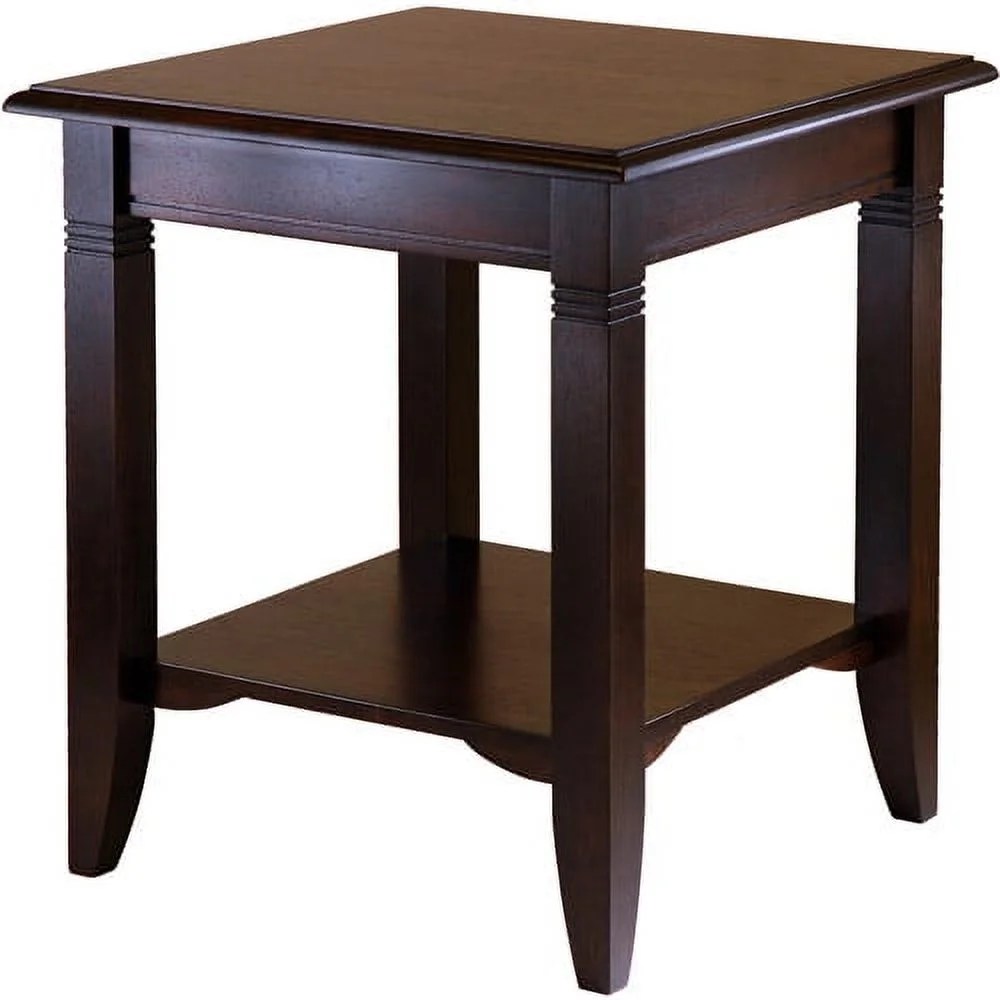 Winsome Nolan End Table,Cappuccino Finish