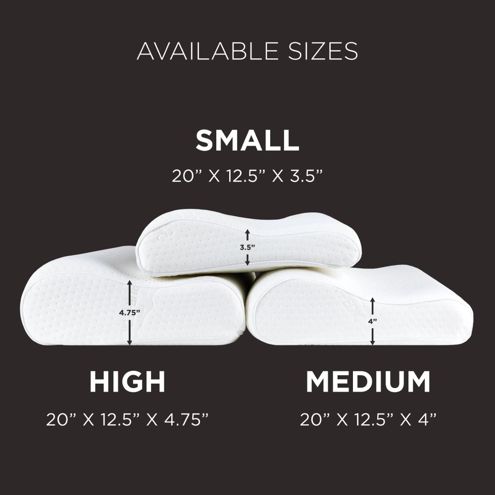 Tempur-Pedic Tempur-Ergo Memory Foam Neck Pillow, Medium Profile - Image 4