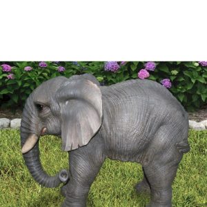 Hi-Line Gift Ltd Elephant with Trunk Down Statue