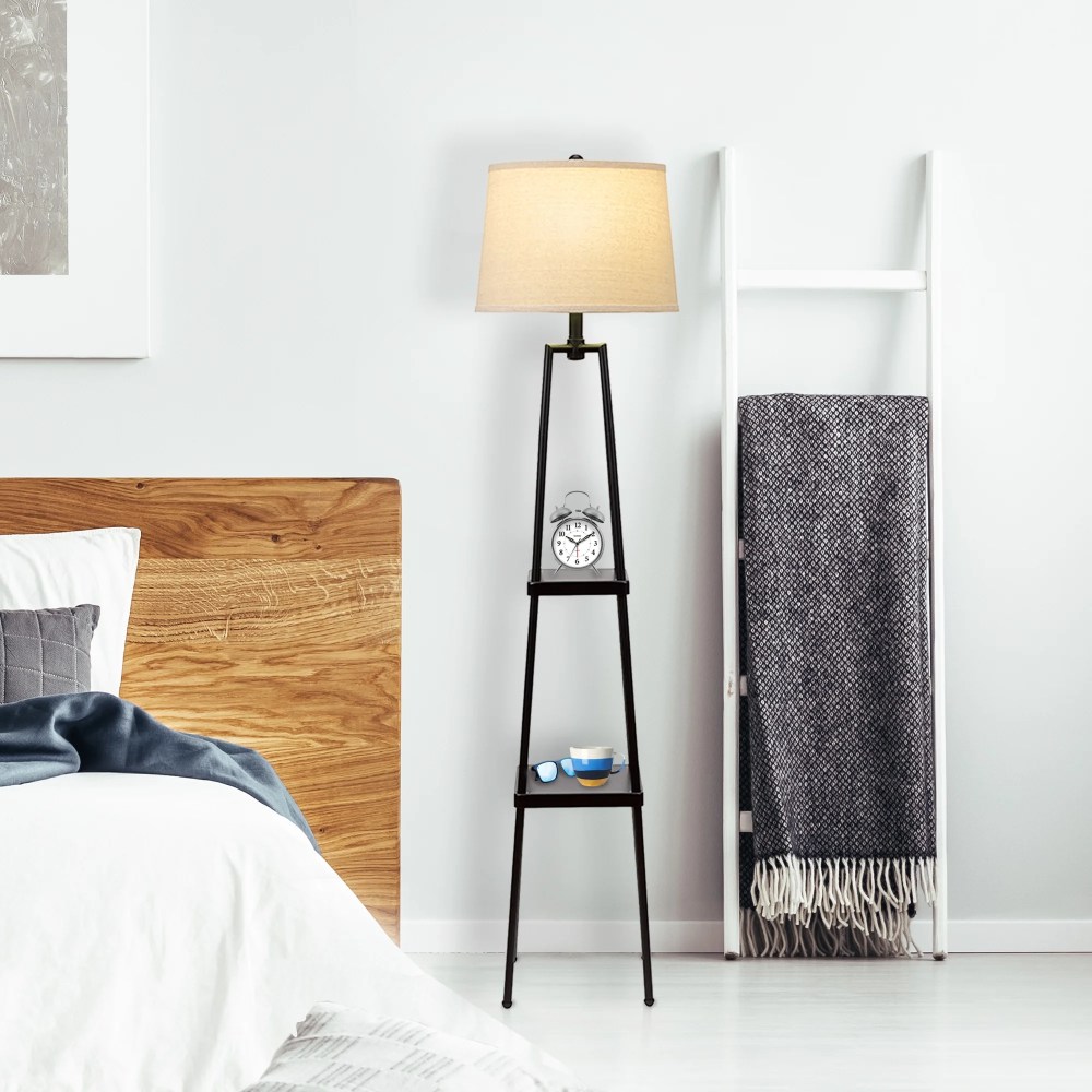 Sawyer Etagere Floor Lamp - Black - Image 5