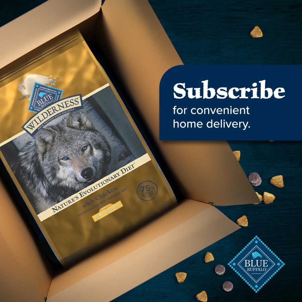 Blue Buffalo Wilderness Healthy Weight Dry Dog Food Plus Wholesome Grains, Chicken 24 lbs. - Image 6