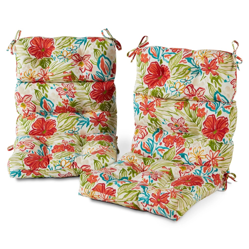 Sunbeam 44 x 22 in. Outdoor High Back Chair Cushion (2-Pack) by Greendale Home Fashions - Image 27