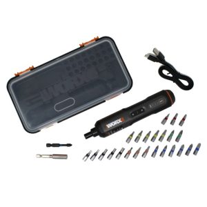Worx WX240L.1 4V 3-Speed Screwdriver with 26 Accessories