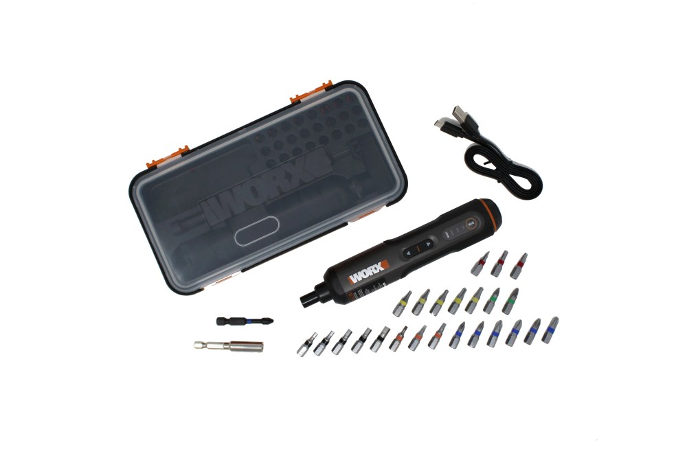 Worx WX240L.1 4V 3-Speed Screwdriver with 26 Accessories