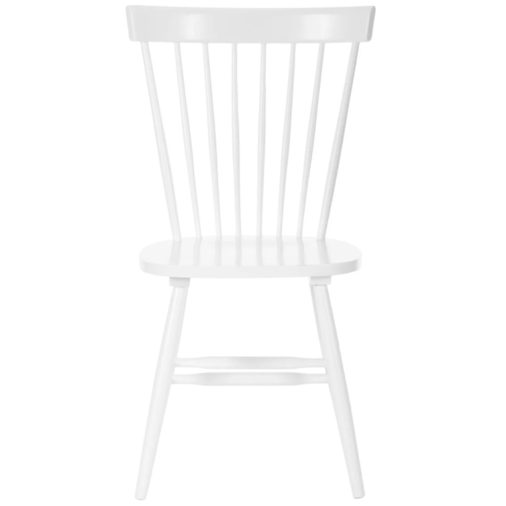 SAFAVIEH Parker 17"H Spindle Dining Chair Set of 2 White - Image 4