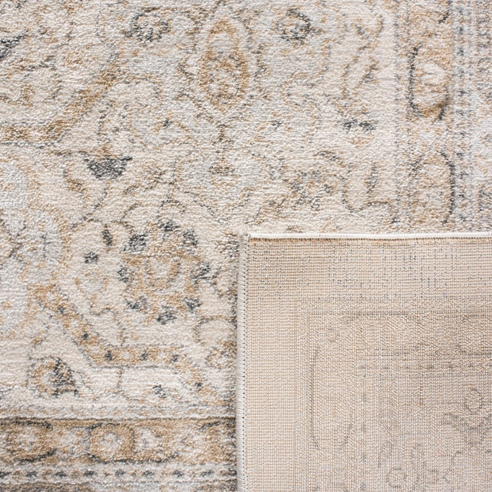 SAFAVIEH Isabella Zander Floral Bordered Area Rug, Cream/Beige, 5'3" x 7'6" - Image 3