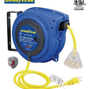 GOODYEAR 63313132G 12 Gauge 40ft Black 3 Outlets Heavy Duty Extension Cord