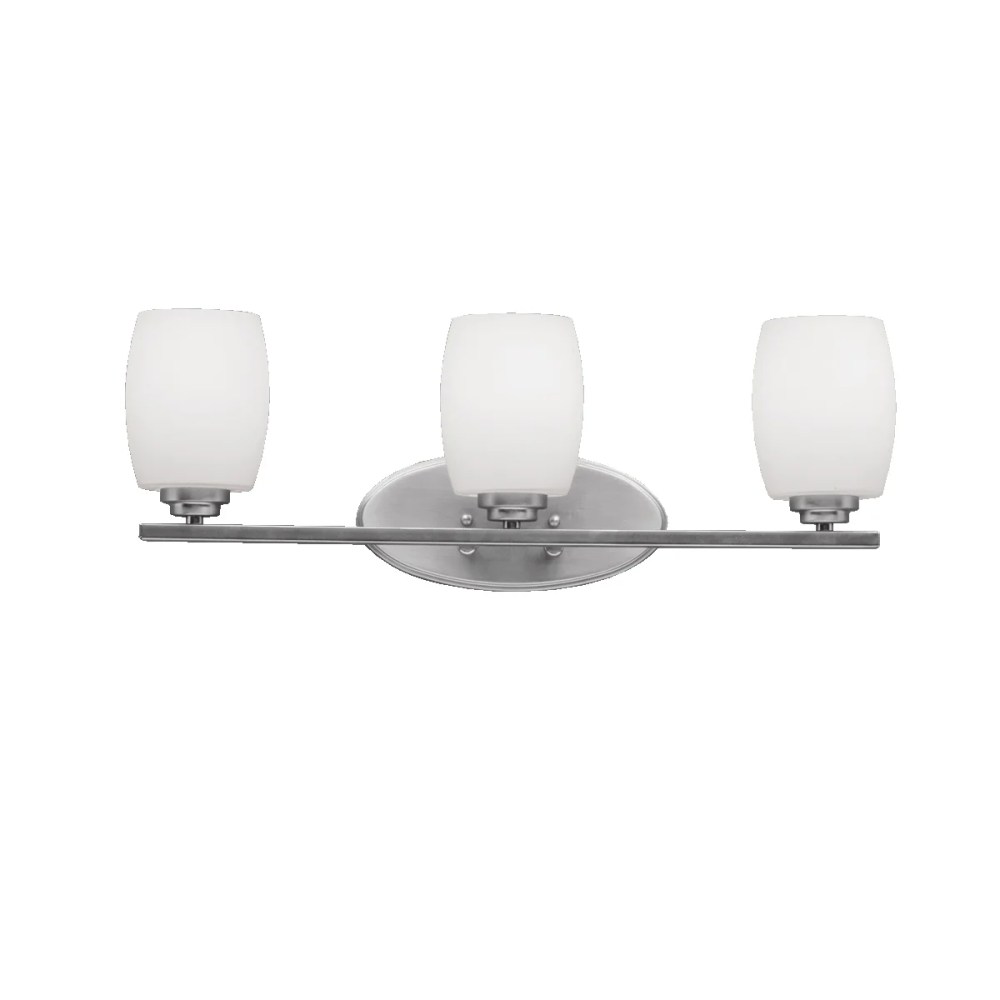 5098NI Kichler Lighting Eileen - 3 Light Bath Vanity Approved for Damp Locations - with Contemporary inspirations - 9 inches tall by 24 inches - Image 2