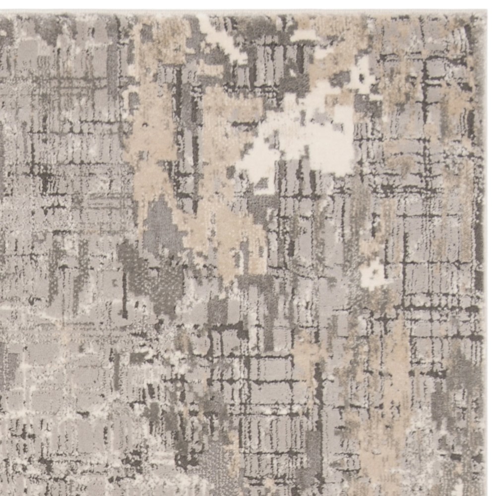 SAFAVIEH Meadow Bairre Camouflage Area Rug, Grey, 5'3" x 7'6" - Image 2