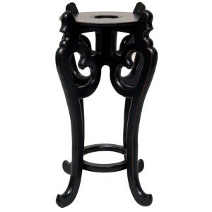 Oriental Furniture 22" Tall Rosewood Fishbowl Stand