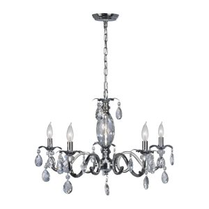 SGH16034 Dale Tiffany Lighting Clara - 5 Light Chandelier