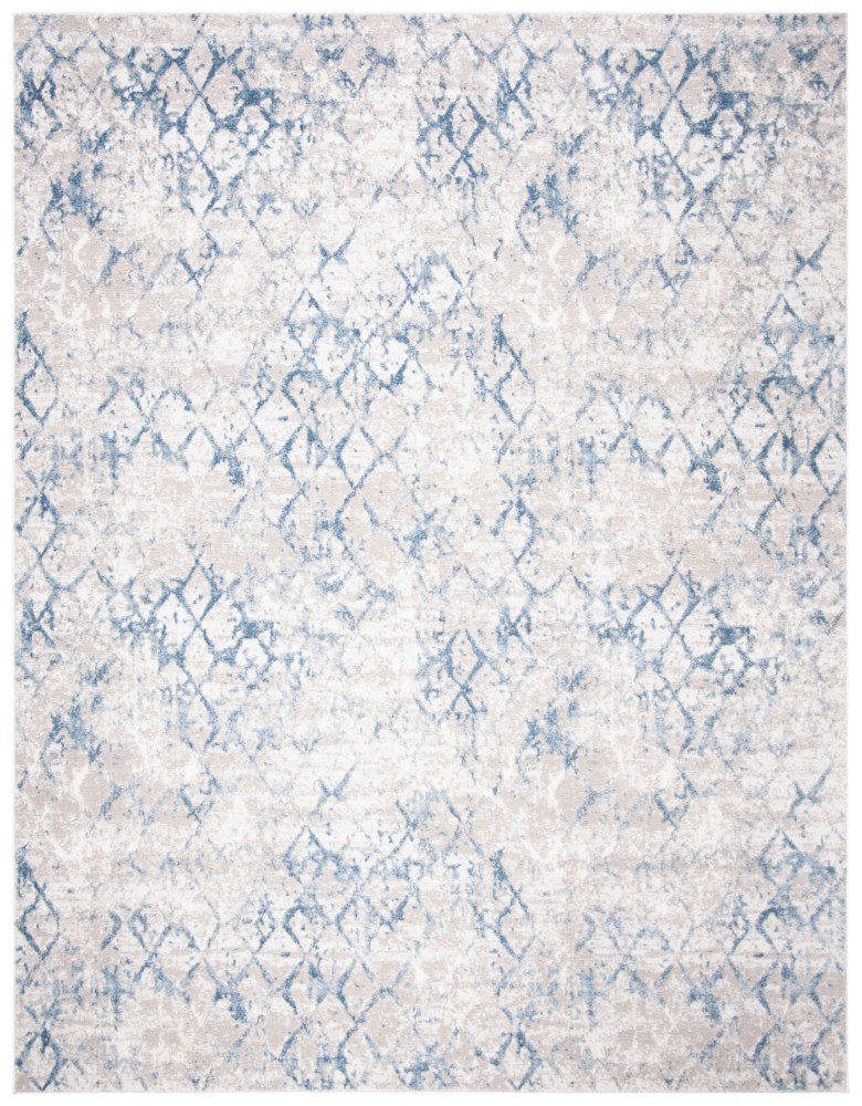 SAFAVIEH Amelia Roslyn Abstract Area Rug, Light Gray/Blue, 12" x 18" - Image 11