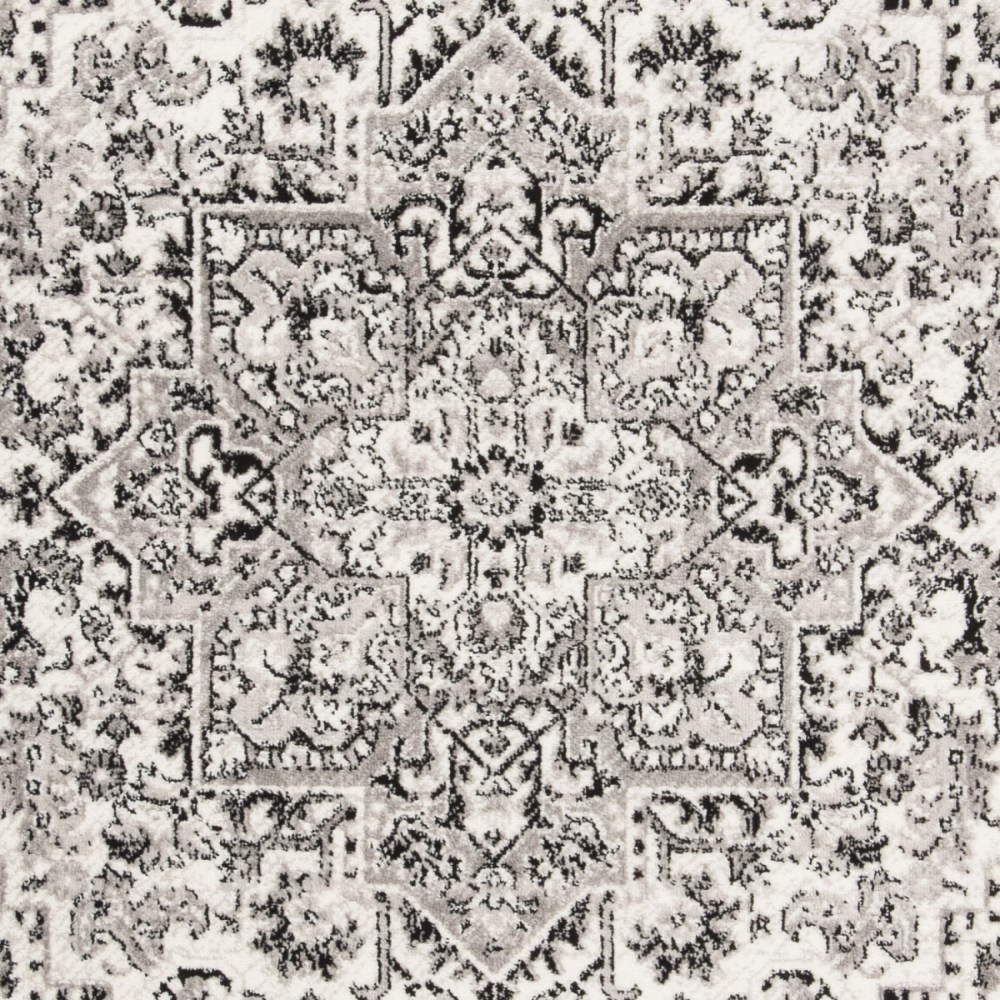 SAFAVIEH Skyler Boniface Floral Area Rug, Grey/Ivory, 5'1" x 7'6" - Image 8