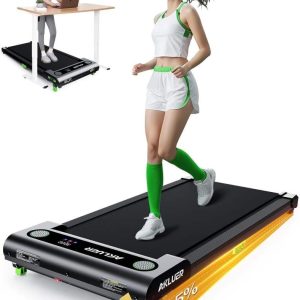 AKLUER Incline Treadmills for Home, 2.5 HP Walking Pad Under Desk Treadmill with Remote Control