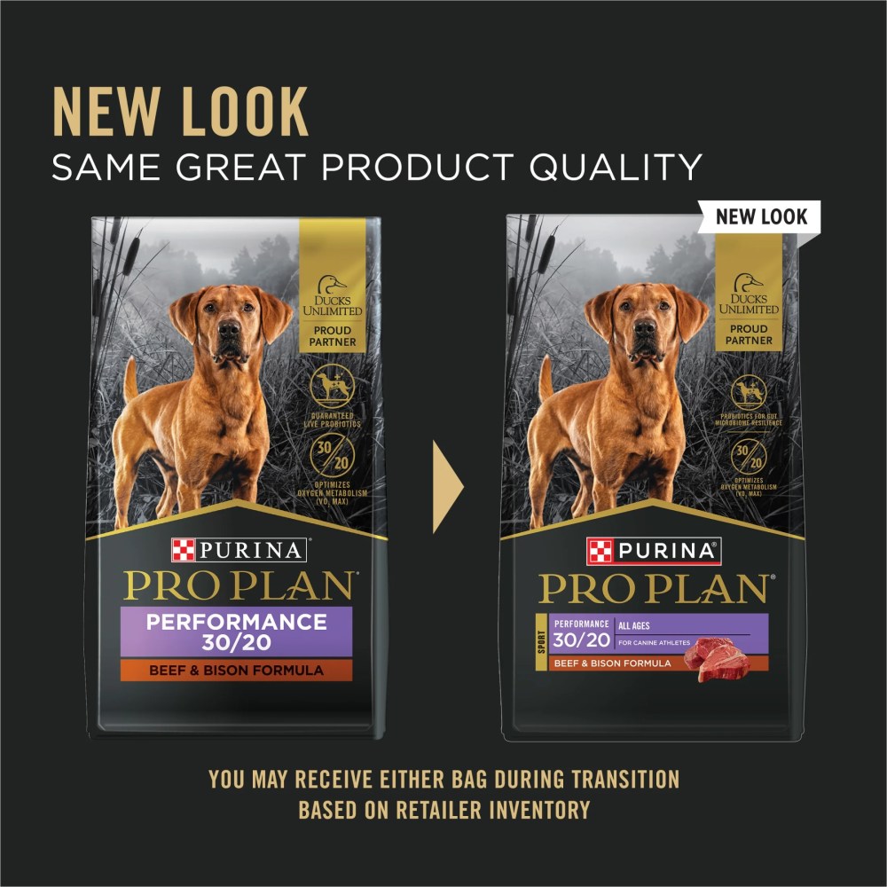 Purina Pro Plan Dog Food Sport Performance High Protein Beef and Bison Dry Dog Food, 33 lb Bag - Image 9