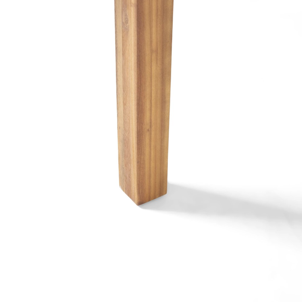 Noble House 63" Acacia Wood Expandable Design and Durable Outdoor Dining Table, Natural - Image 10