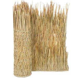 Backyard X-Scapes Natural Mexican Palm Thatch Runner Roll Roof Thatching 35" H x 8" L