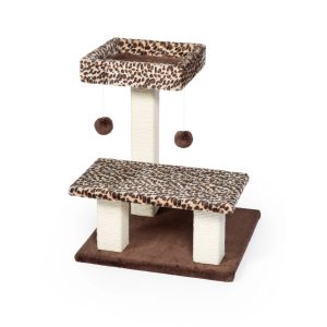 Prevue Pet Products Kitty Power Paws Leopard Terrace Cat Tree 7300