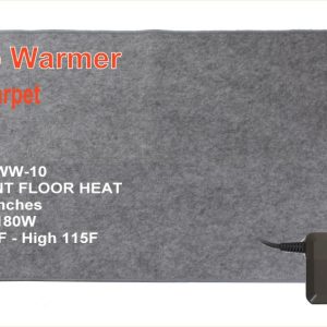 Woo Warmer Hot Carpet Under Rug Floor Heater (180 watt 33" x 72 inches)