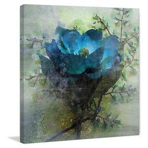 "Calm Blues" Painting Print on Wrapped Canvas