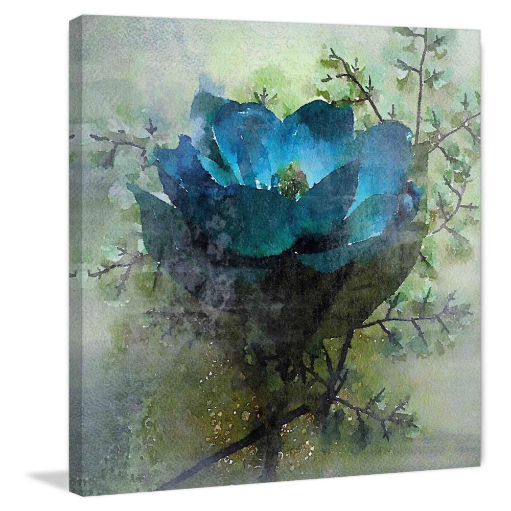 "Calm Blues" Painting Print on Wrapped Canvas