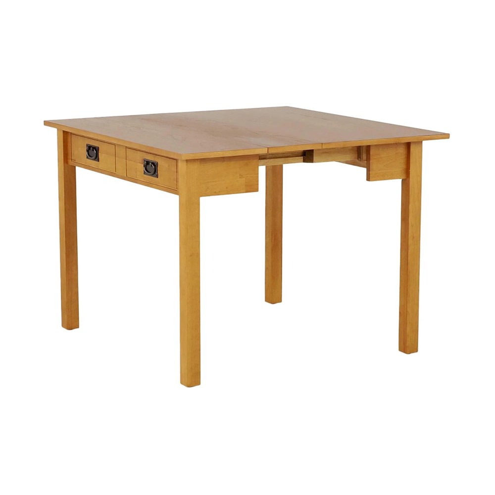 Stakmore Hardwood Traditional Expanding Table W/ 3 Adjustable Positions - Image 2