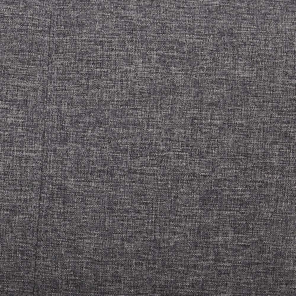 A&D Home Afton Faux Linen Loveseat, 2 Person Compact Sleeper Sofa Bed, Dark Gray - Image 6